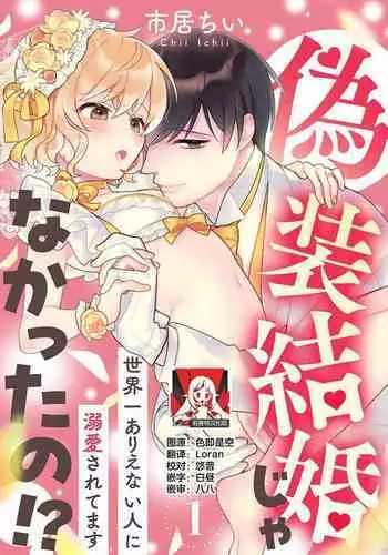 [Ichii Chii] giso kekkon janakatta no!?~ Sekaiichi arienai hito ni dekiai sa retemasu ~ | 难道不是伪装结婚吗！？~ 我被世界上最意想不到的人溺爱 ~ 1-2 [Chinese] [莉赛特汉化组]