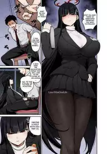 [Minamino Sazan] Rio Short Manga (Blue Archive) [English] [Colorized]