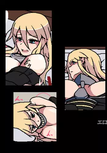 Bismarck finds an erotic book in the commander's room